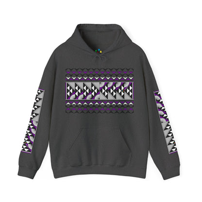 Sun and Rain in Purple Unisex Hoodie