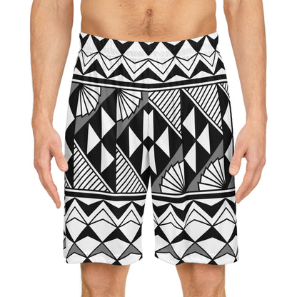 Sun and Rain in Gray Basketball Shorts