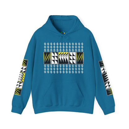 Blessed Feathers in Yellow Unisex Hoodie