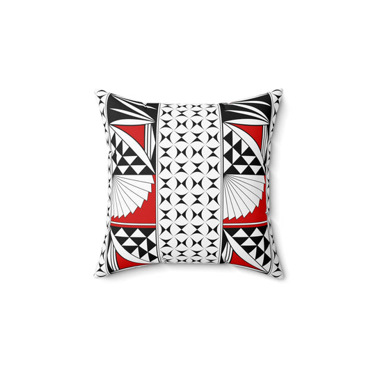 Southwest Sunrise in Red Square Pillow