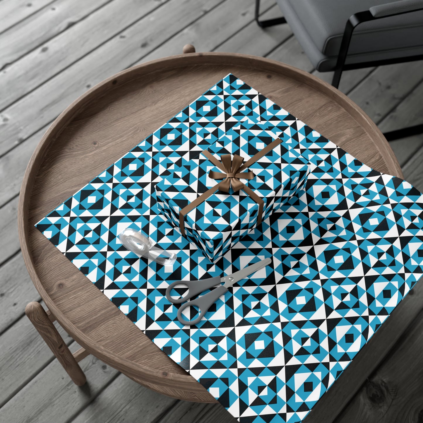 Turquoise Sacred Mountains Gift Wrap Papers