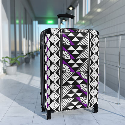 Purple Rain and Sun Suitcases