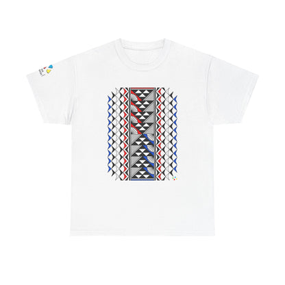 Sun and Rain in Red/White/Blue Gildan Unisex Tee