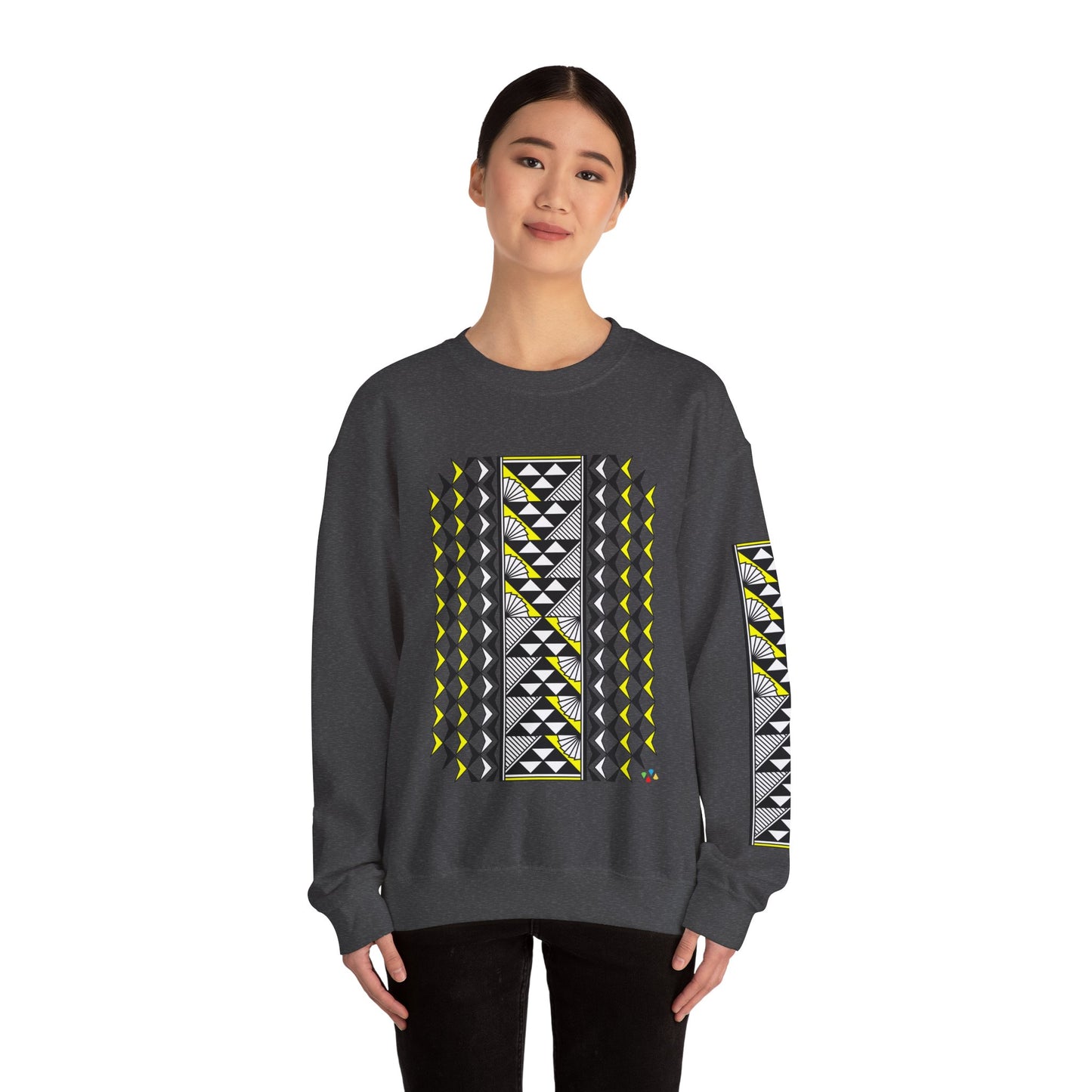 Sun and Rain in Yellow Unisex Sweatshirt