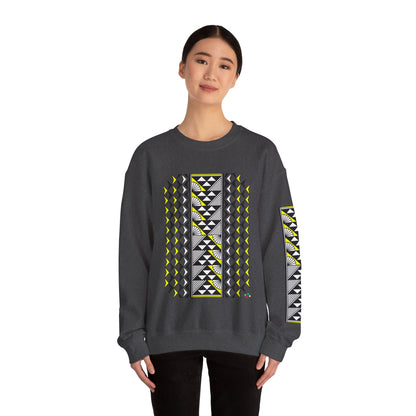 Sun and Rain in Yellow Unisex Sweatshirt