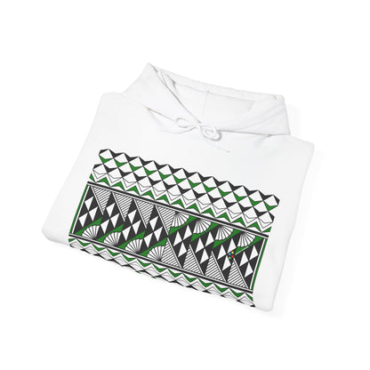 Sun and Rain in Green Unisex Hoodie