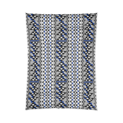 Southwest Rain and Sun in Blue Comforter