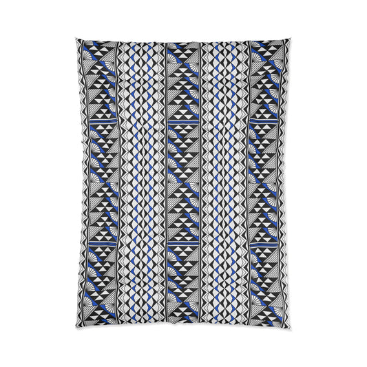 Southwest Rain and Sun in Blue Comforter