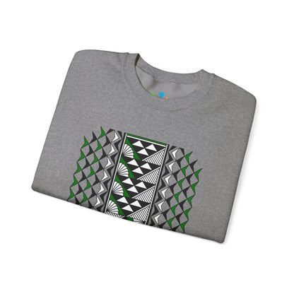 Sun and Rain in Green Unisex Sweatshirt