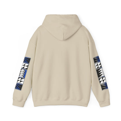 Blessed Feathers in Blue Unisex Hoodie