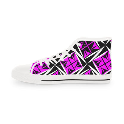 Sacred Winds in Pink High Top Sneakers