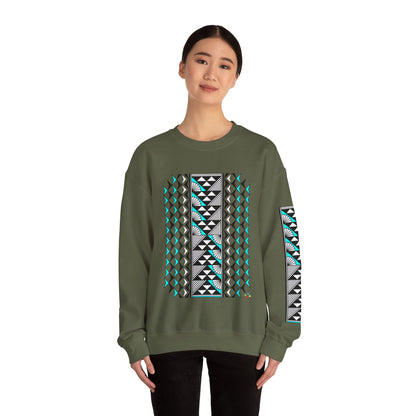 Sun and Rain in Turquoise Unisex Sweatshirt