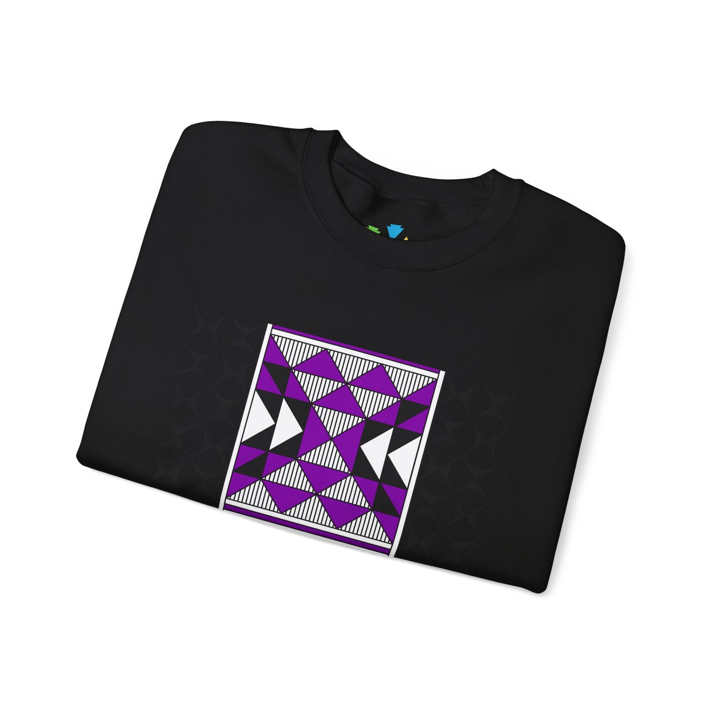 Sacred Mountains in Purple Unisex Sweatshirt