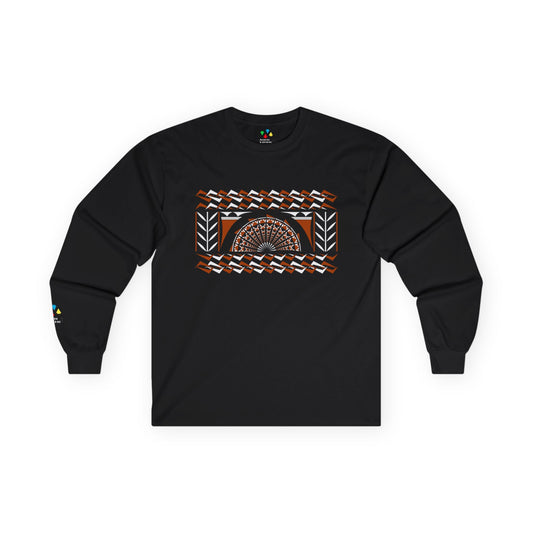 Southwest Sunset in Rust Unisex Long Sleeve Tee