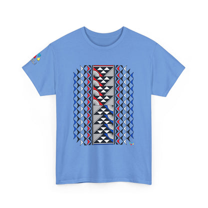 Sun and Rain in Red/White/Blue Gildan Unisex Tee