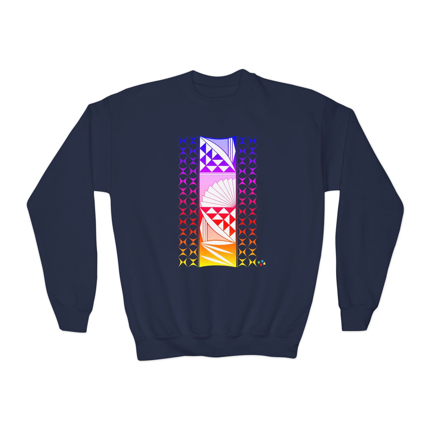 Rainbow Sunrise Youth Crewneck Sweatshirt