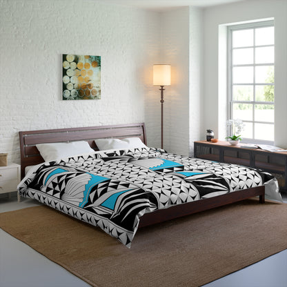 Southwest Sunrise in Turquoise Comforter