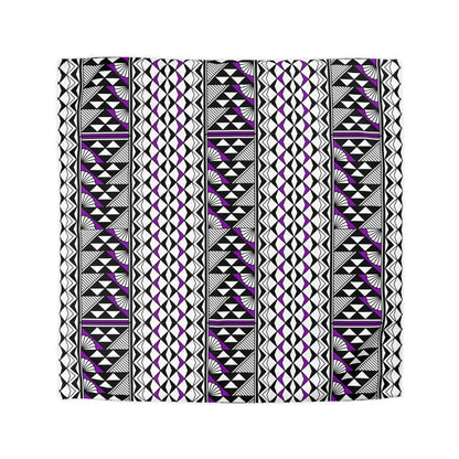 Sun and Rain in Purple Microfiber Duvet Cover