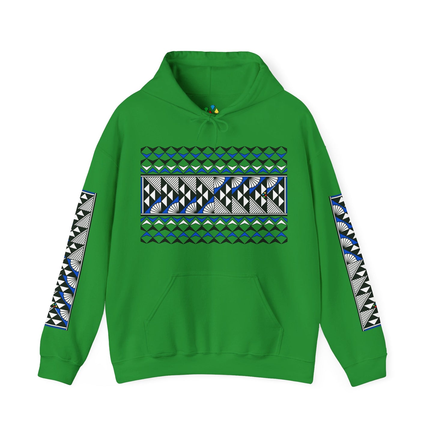Sun and Rain in Blue Unisex Hoodie