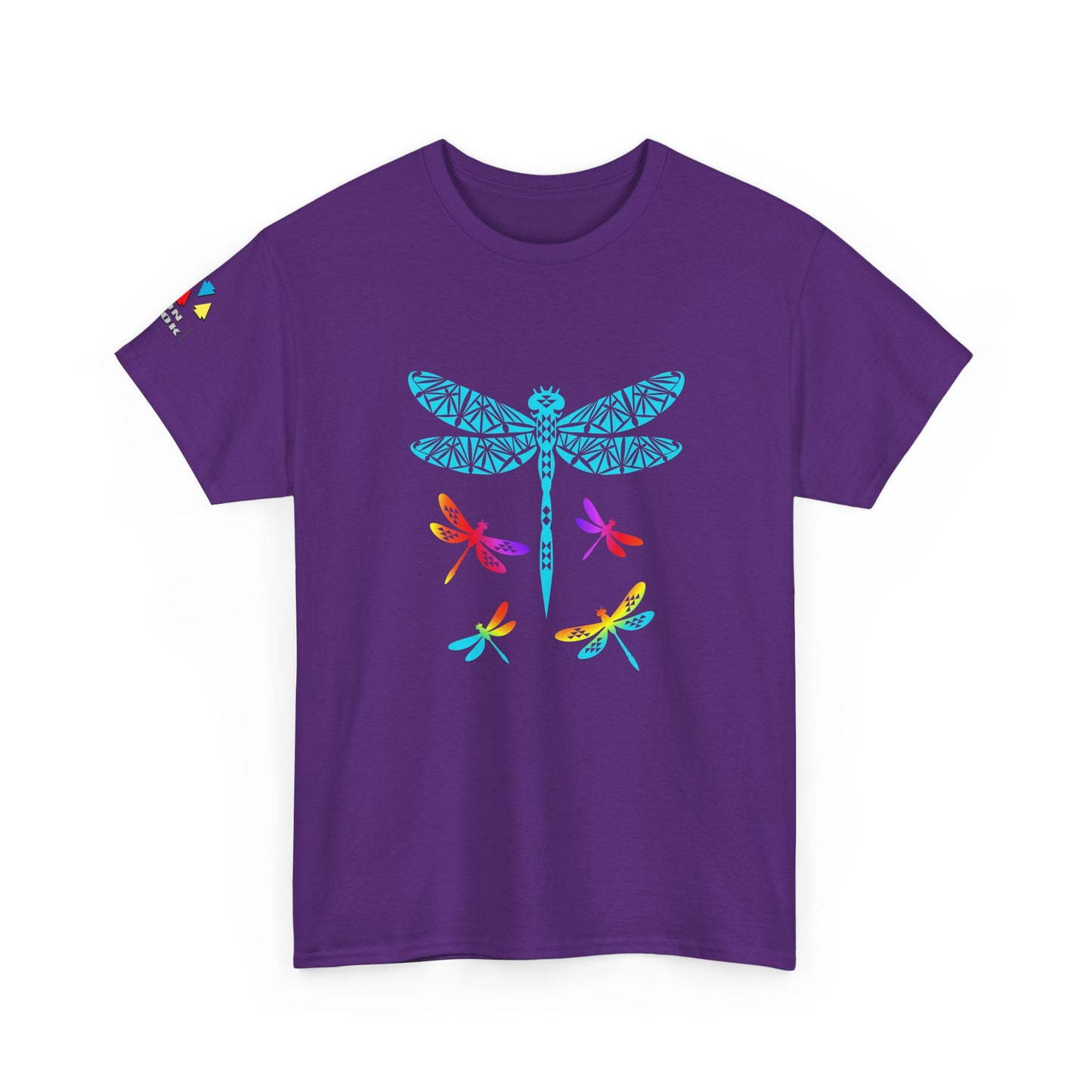 Rainbow Native Dragonfly Gildan Unisex Tee