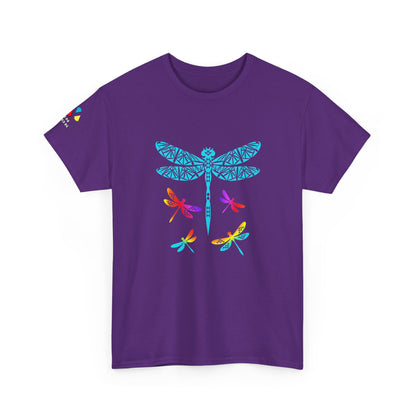 Rainbow Native Dragonfly Gildan Unisex Tee