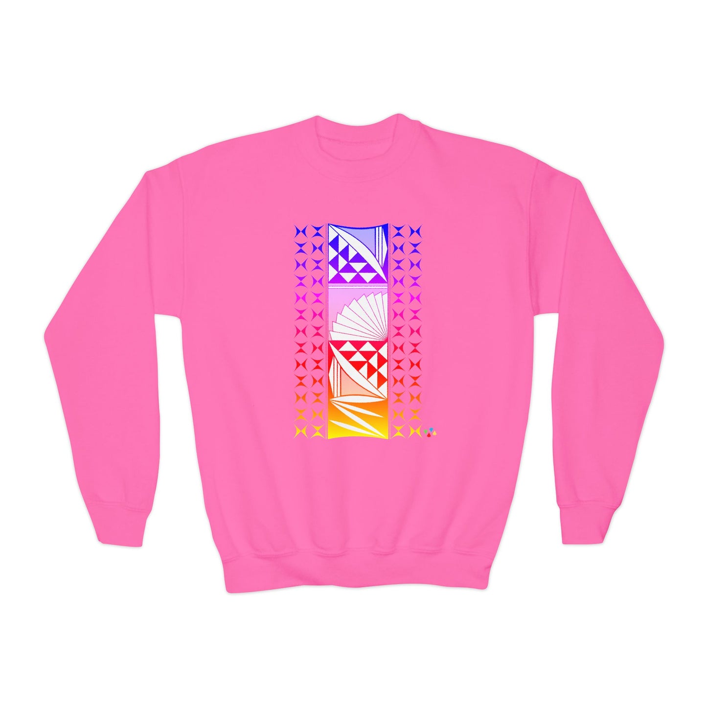 Rainbow Sunrise Youth Crewneck Sweatshirt