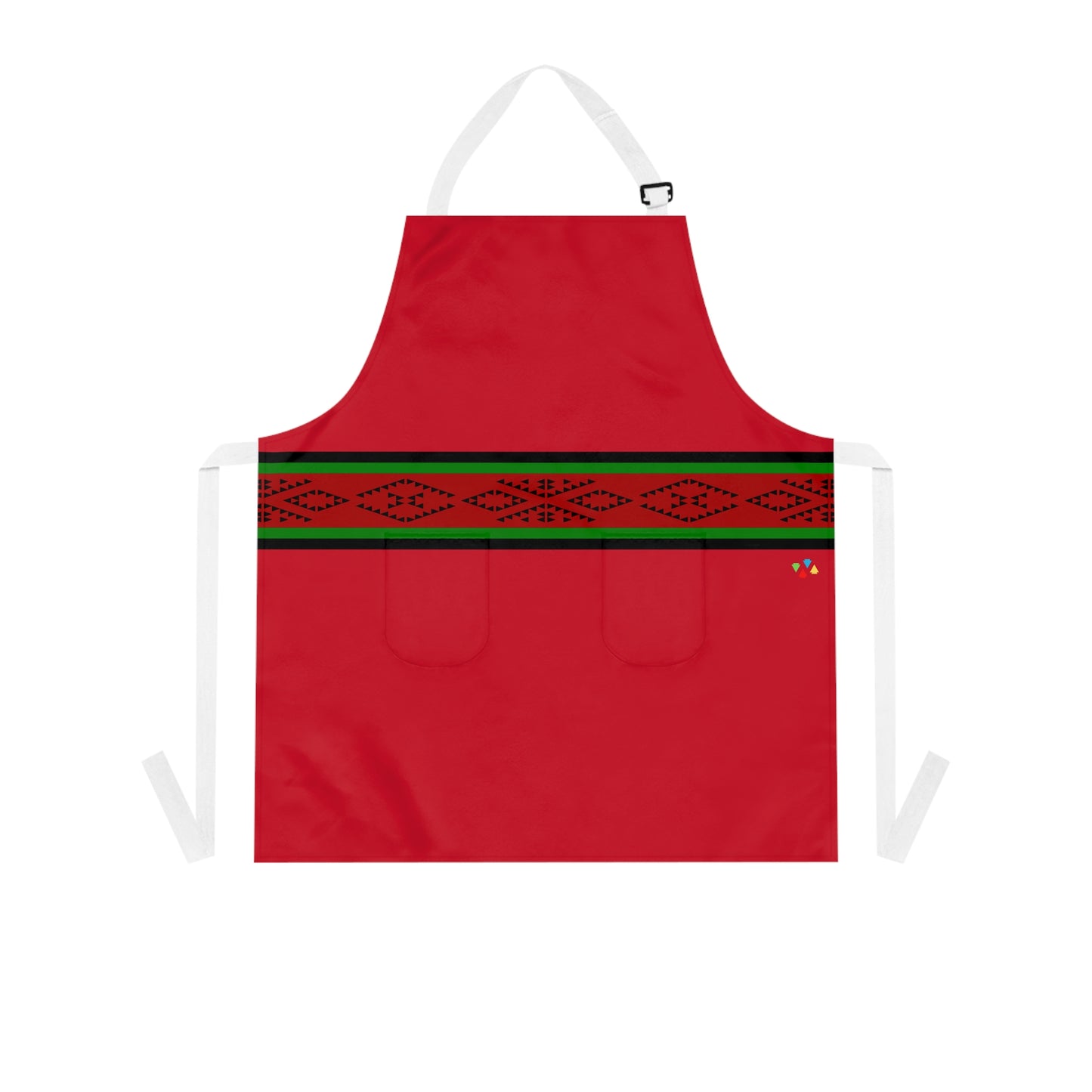 Dark Red Belt of Life Two Pocket Apron