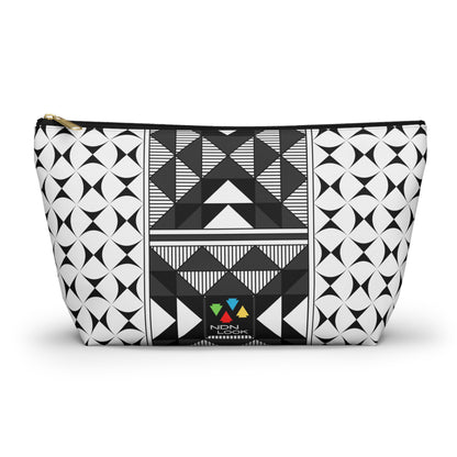 Sacred Mountains in Charcoal Pouch w T-bottom