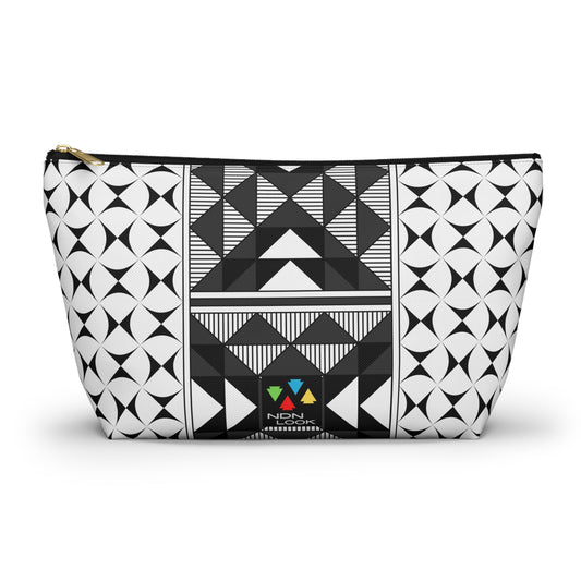 Sacred Mountains in Charcoal Pouch w T-bottom