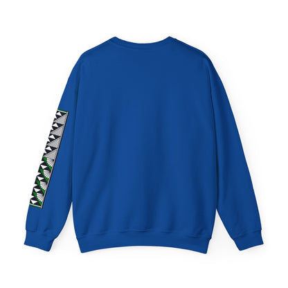 Sun and Rain in Green Unisex Sweatshirt