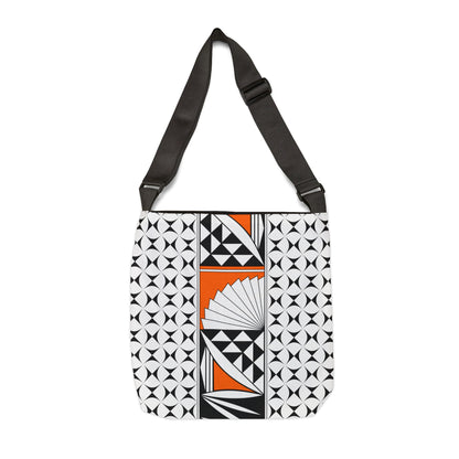 Orange Southwest Sunrise Adjustable Tote Bag