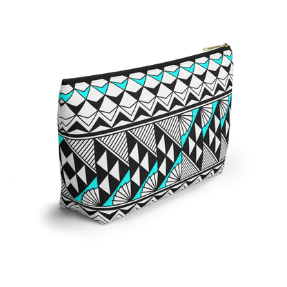 Sun  and Rain in Turquoise Pouch w T-bottom