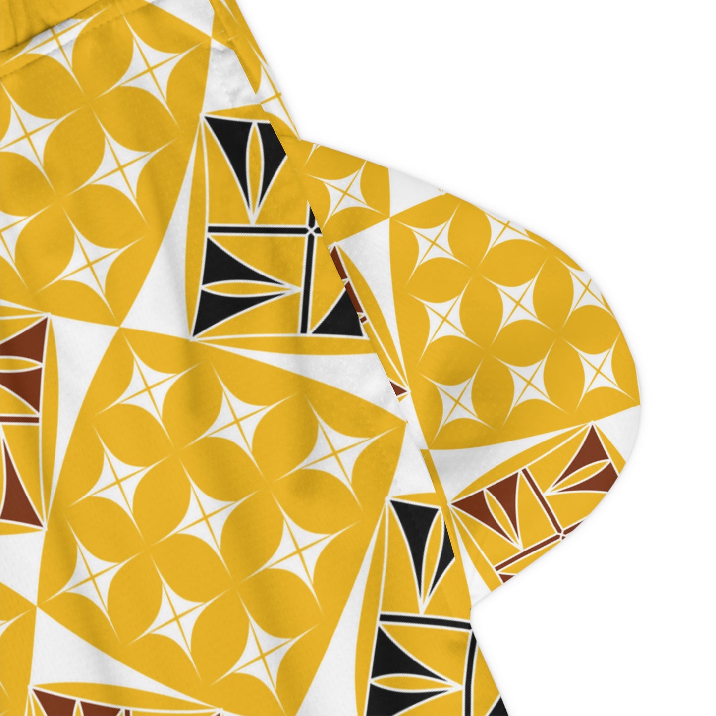 Sacred Universe in Yellow Basketball Rib Shorts