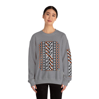Sun and Rain in Orange Unisex Sweatshirt