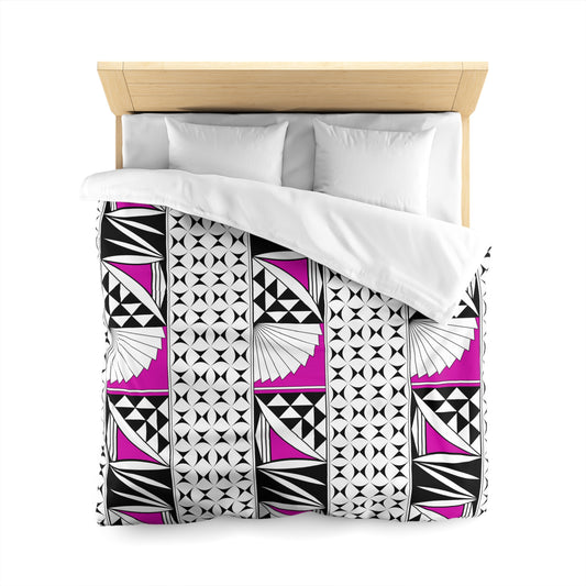 Southwest Sunrise in Pink Microfiber Duvet Cover