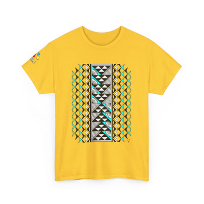 Sun and Rain in Turquoise Gildan Unisex Tee
