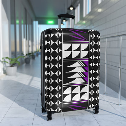 Blessed Feathers in Purple Suitcases