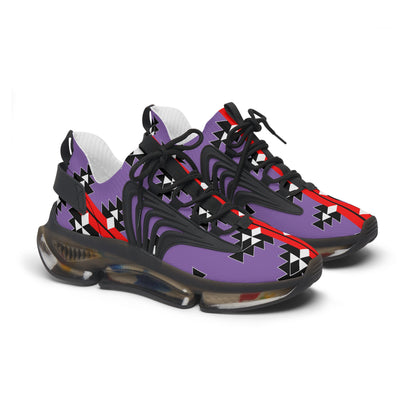 Native Stories in Purple Women's Mesh Sneakers