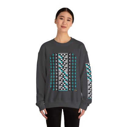 Sun and Rain in Turquoise Unisex Sweatshirt