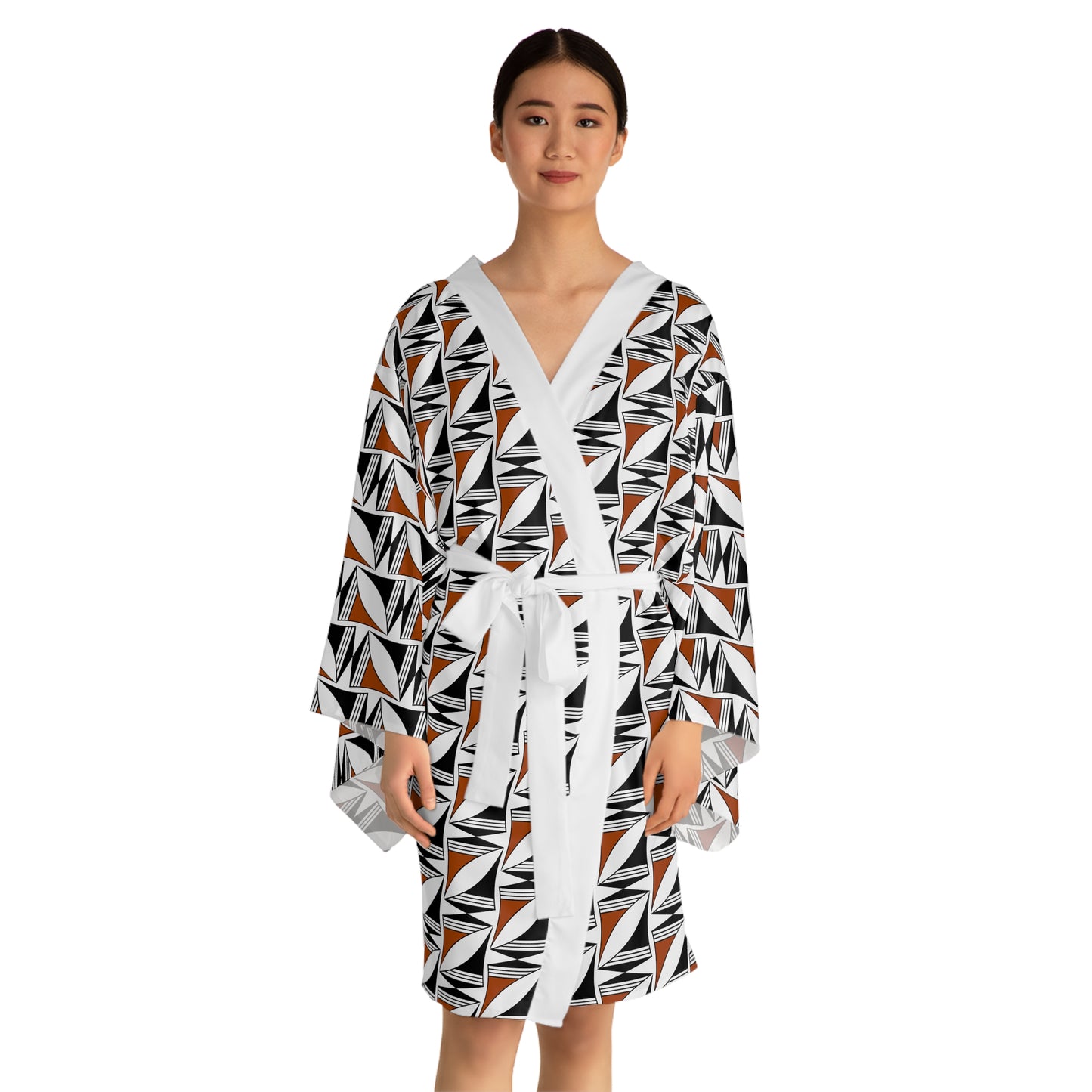 Sacred Sun and Moon Kimono Robe – Where Comfort Meets Native Grace