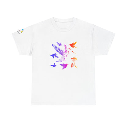 Rainbow Hummingbird Blessing Gildan Unisex Tee