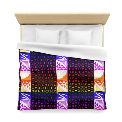 Rainbow Sunrise Microfiber Duvet Cover