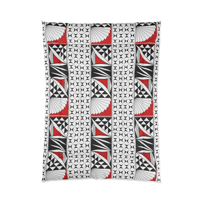 Southwest Sunrise in Red Comforter