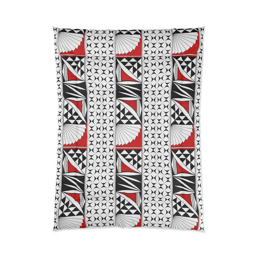 Southwest Sunrise in Red Comforter