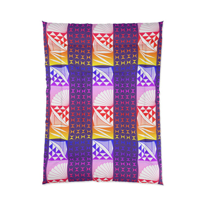 Southwest Sunrise in Purple Rainbow Comforter