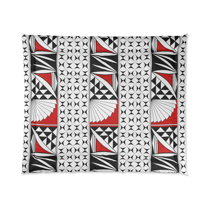 Southwest Sunrise in Red Comforter