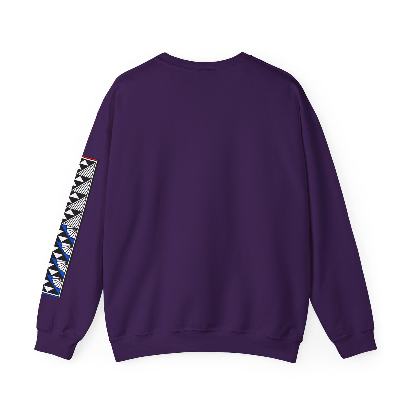 Sun and Rain in Red/White/Blue Unisex Sweatshirt