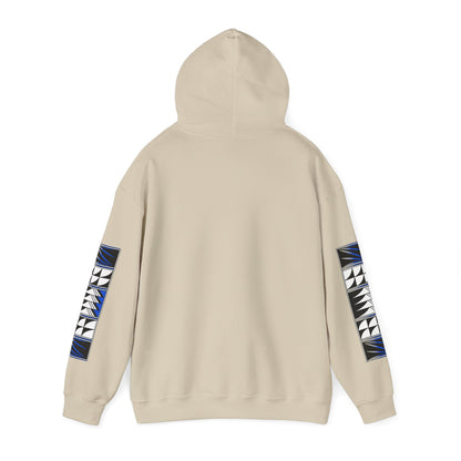 Blessed Feathers in Blue Unisex Hoodie