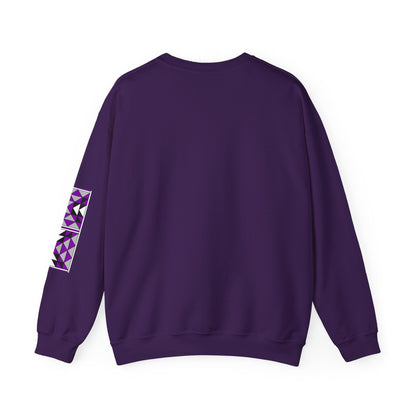 Sacred Mountains in Purple Unisex Sweatshirt