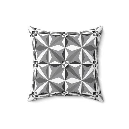 Morning Star in Gray Square Pillow